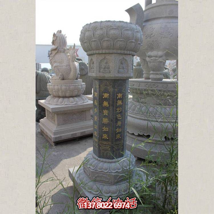精美大理石浮雕石柱，點綴你的寺廟