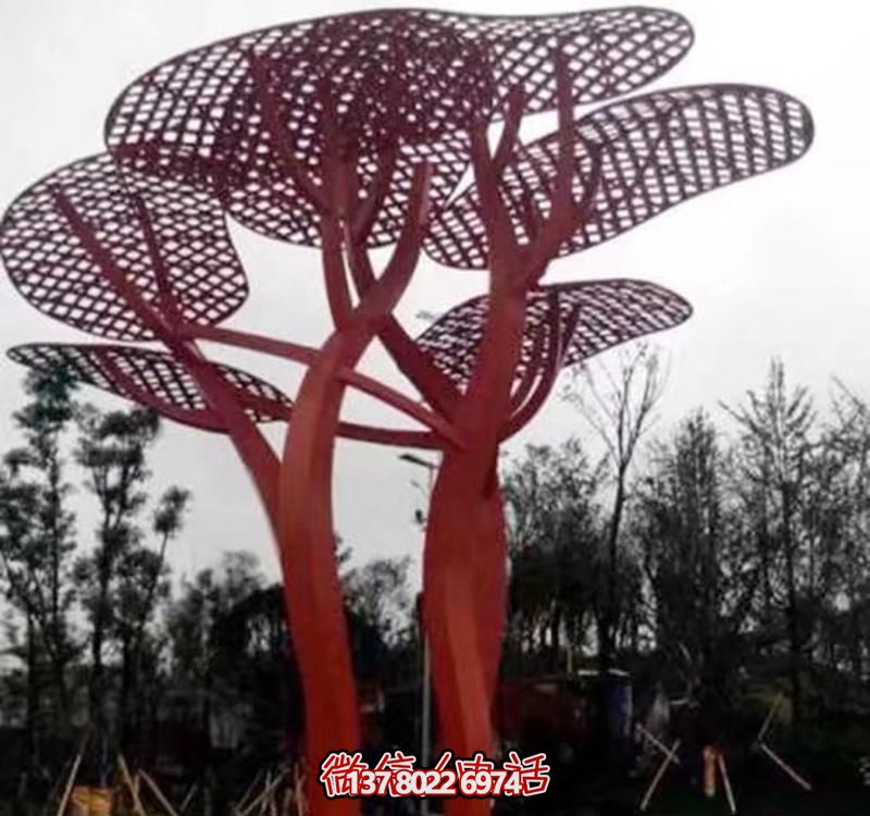 兒童安全游樂(lè)園，不銹鋼網(wǎng)格樹(shù)雕塑裝置