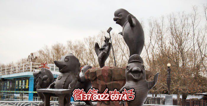 不銹鋼海豚雕塑,個性創意花園裝飾 不銹鋼海豚雕塑,個性創意花園裝飾