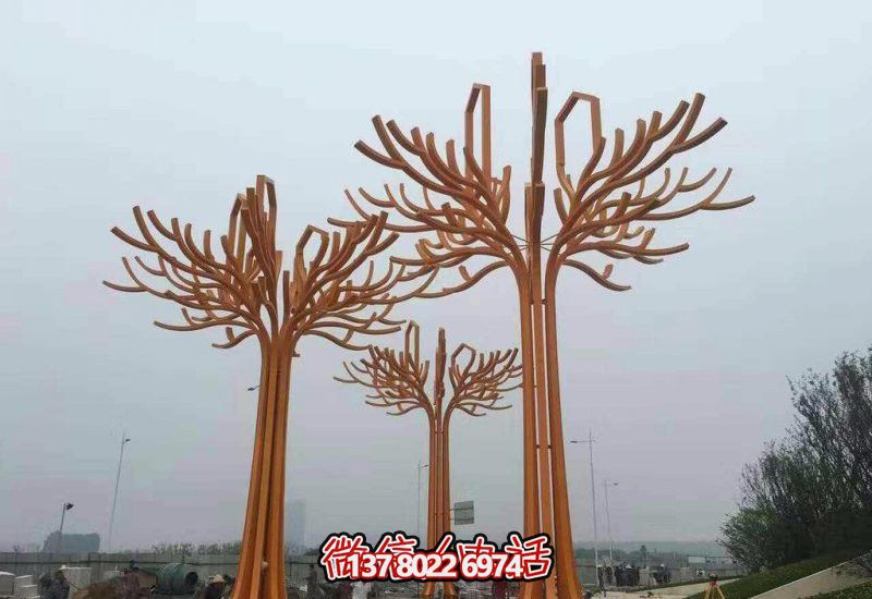 不銹鋼公園雕塑——抽象樹形藝術品 不銹鋼公園雕塑——抽象樹形藝術品