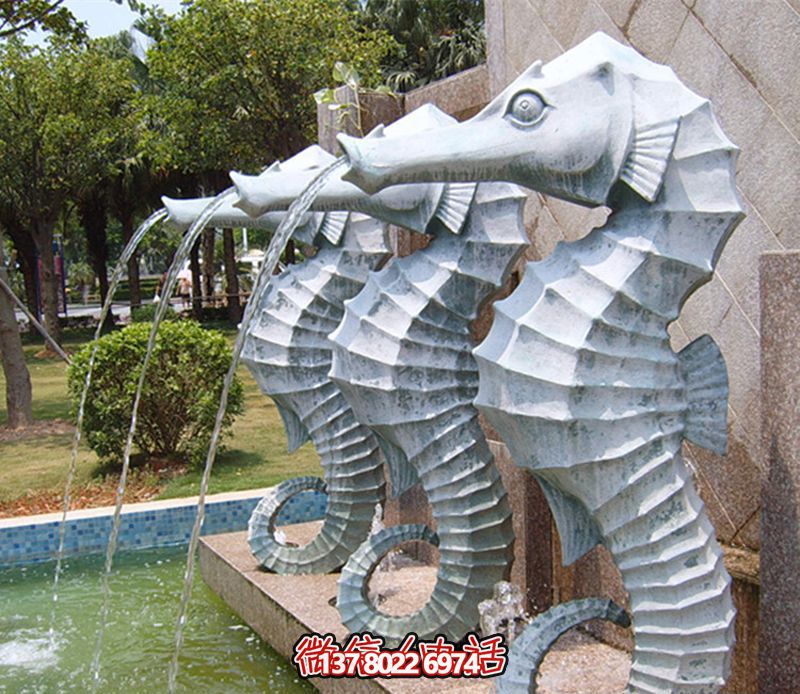 青石石雕海馬雕塑,在公園里擺放只噴水創(chuàng)意裝置 青石石雕海馬雕塑,在公園里擺放只噴水創(chuàng)意裝置