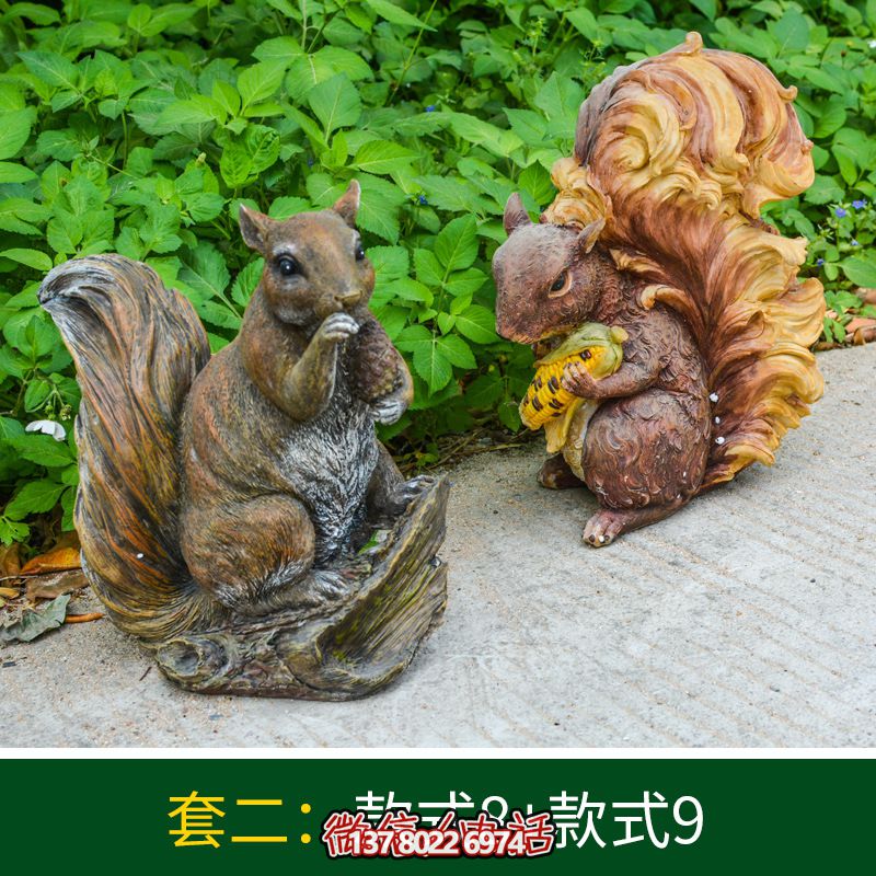景區(qū)松鼠雕塑,玻璃鋼玻璃玉米抱松子 景區(qū)松鼠雕塑,玻璃鋼玻璃玉米抱松子
