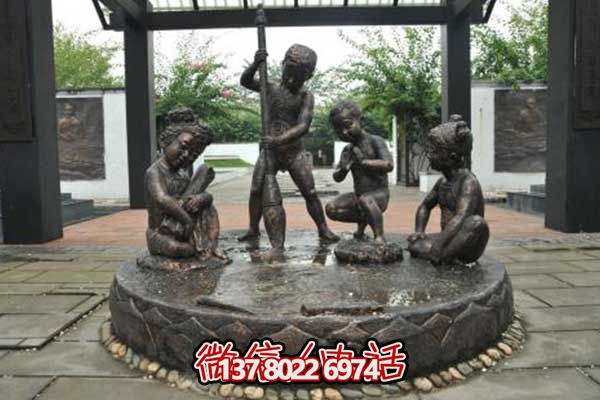 不銹鋼銅雕毛筆，為兒童締造景區(qū)樂趣