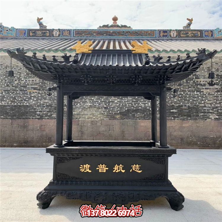 景區寺院祈福上香四柱香爐 景區寺院祈福上香四柱香爐