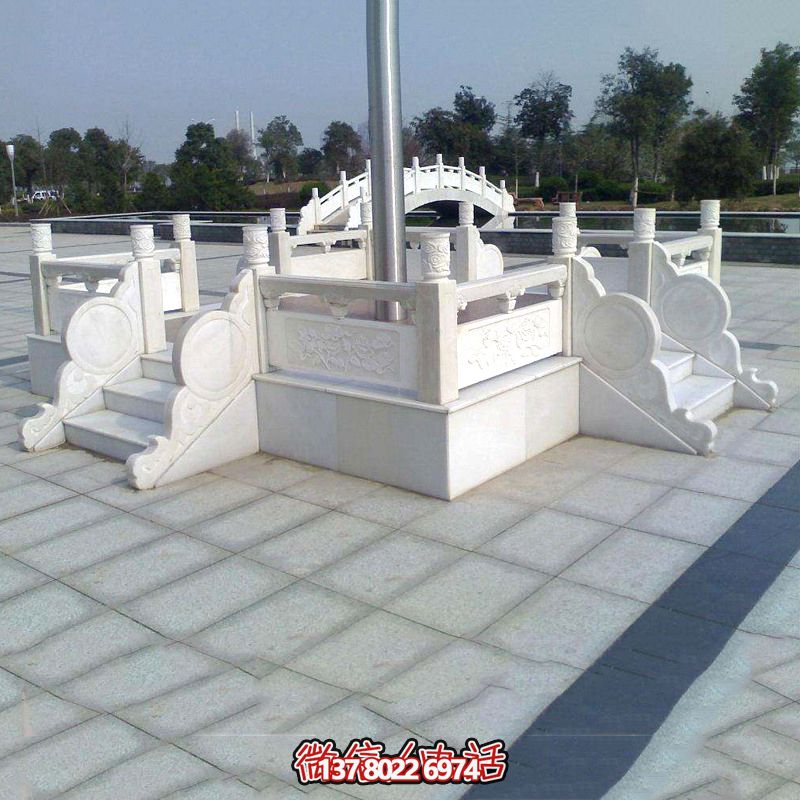 漢白玉升旗臺,喚醒城市雕塑美學 漢白玉升旗臺,喚醒城市雕塑美學