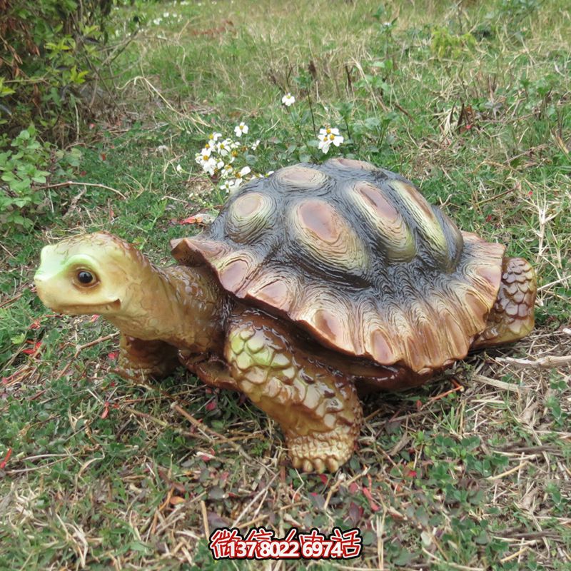 公園創意玻璃鋼行走的烏龜雕塑 公園創意玻璃鋼行走的烏龜雕塑