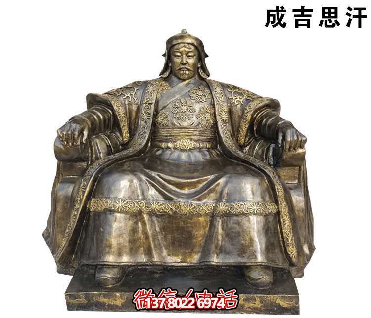 歷史人物銅雕景區成吉思汗雕塑 歷史人物銅雕景區成吉思汗雕塑